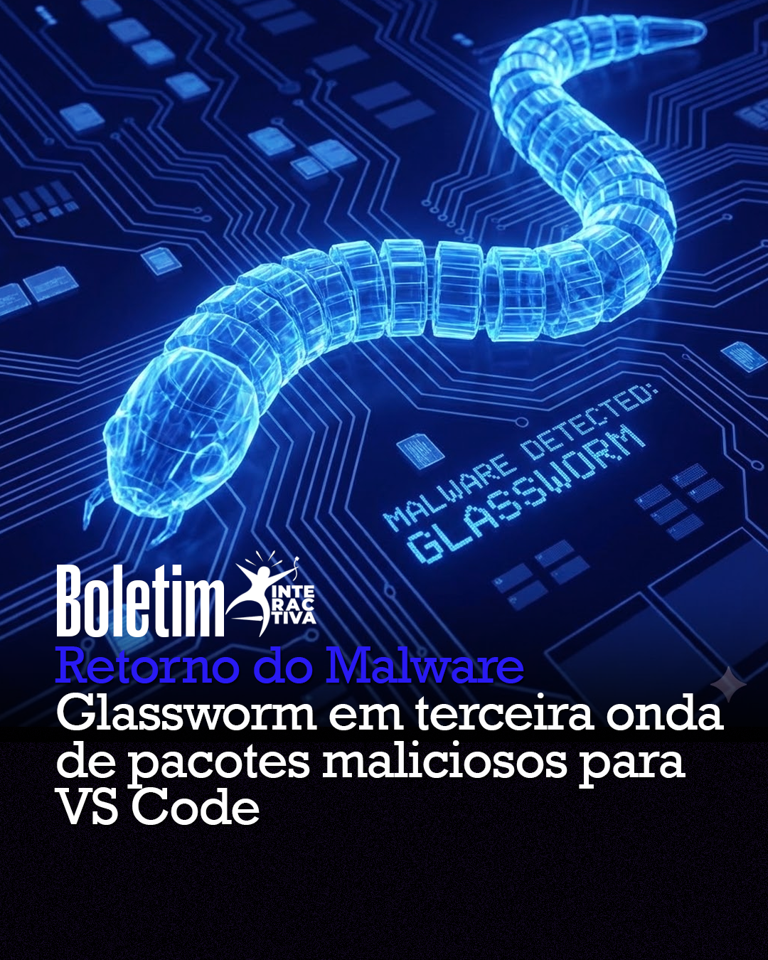 Glassworm: o malware invisível que ataca desenvolvedores volta com nova onda de 24 pacotes maliciosos