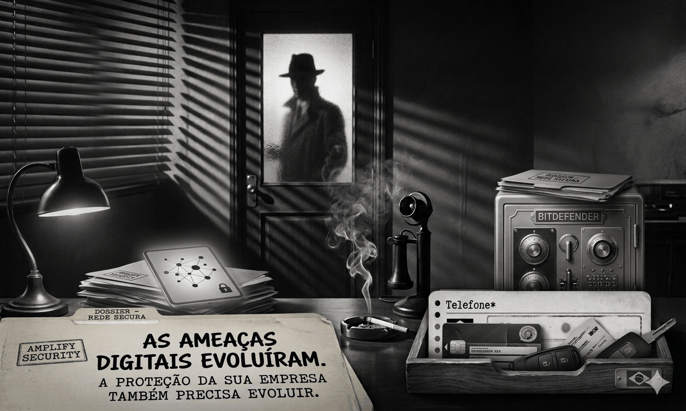 As ameaças digitais evoluíram. A proteção da sua empresa também precisa evoluir