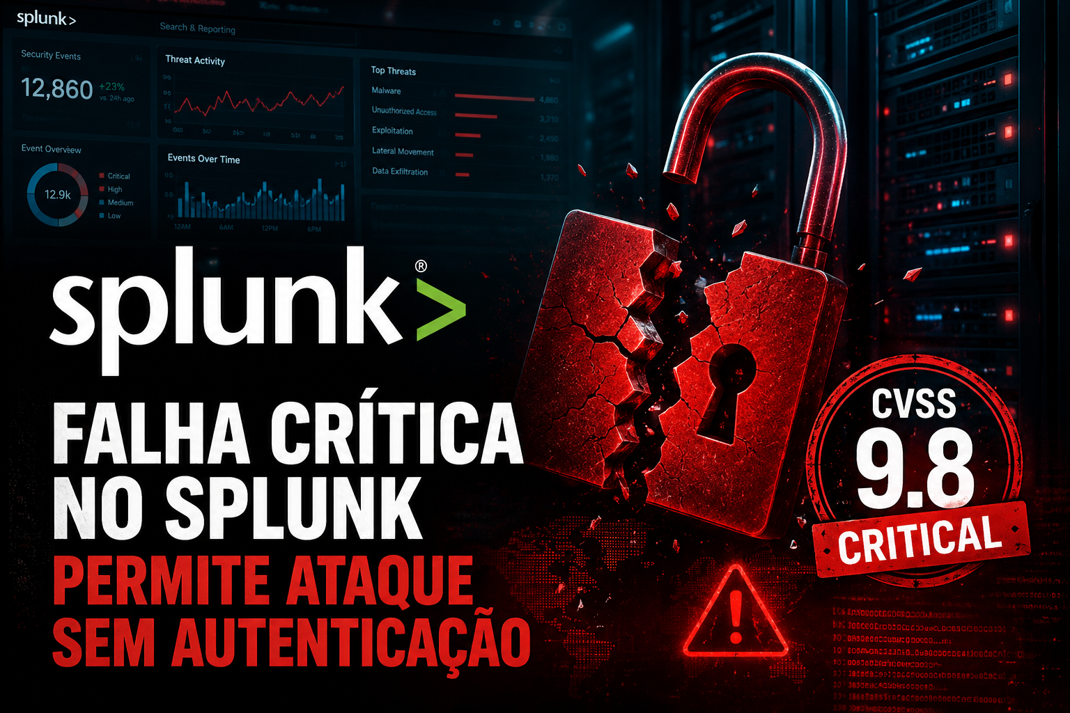 Falha crítica no Splunk Enterprise permite execução de código sem autenticação